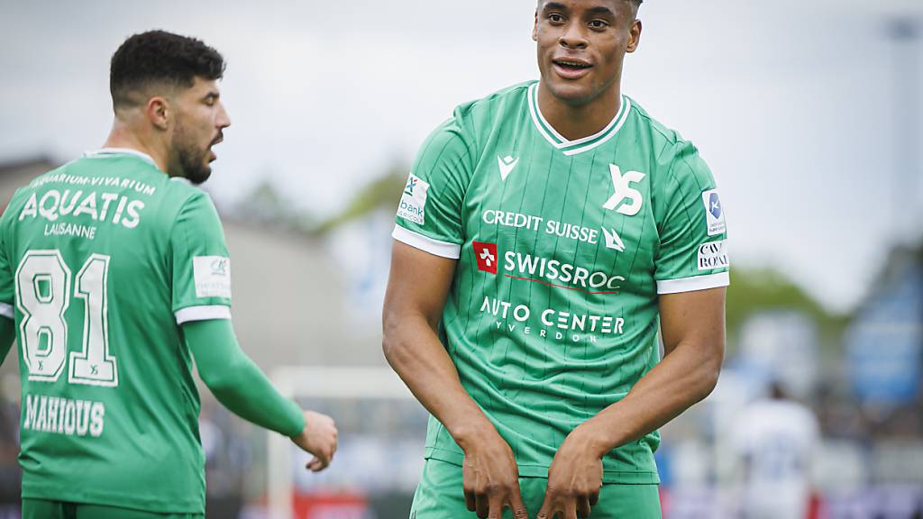 Yverdons Kevin Carlos sorgte mit seinen zwei Treffern innerhalb von drei Minuten schon früh für die Entscheidung im Derby gegen Lausanne-Sport