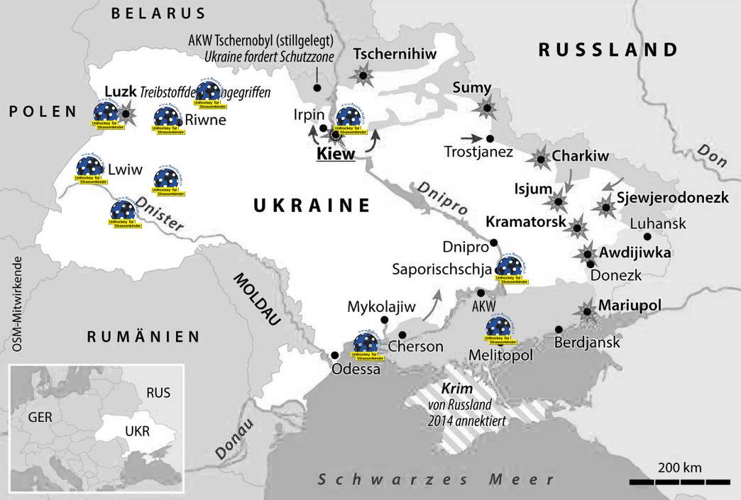 Ukraine Karte f4a