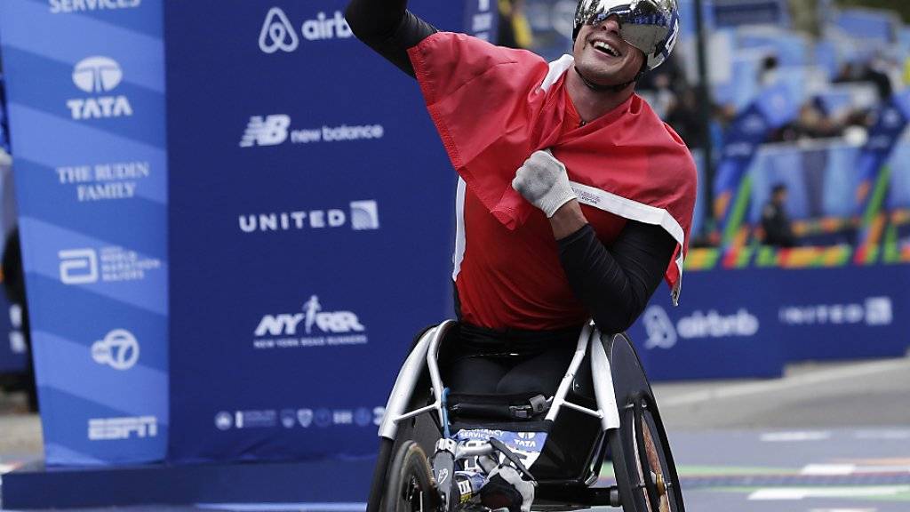 Gewann den New York Marathon der Rollstuhlfahrer zum dritten Mal: Marcel Hug