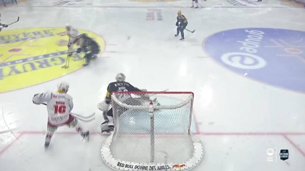 Fribourgs Reto Berra lässt EHC Biel verzweifeln