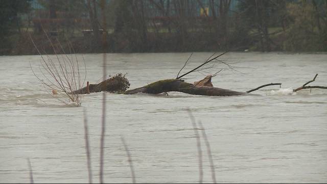 Das Hochwasser fliesst wieder ab