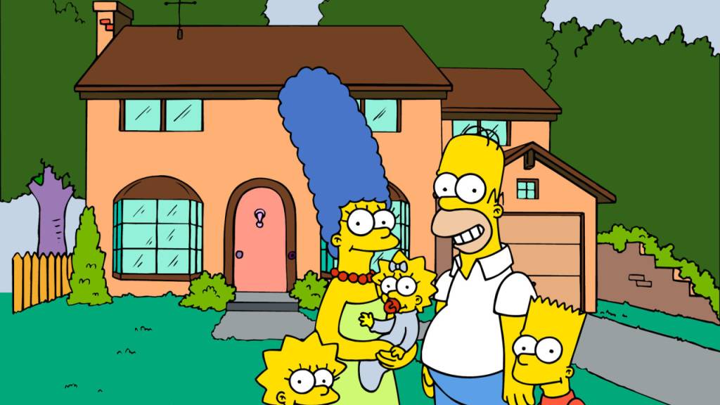 Die Familie Simpson vor ihrem Haus in Springfield. (Archivbild)