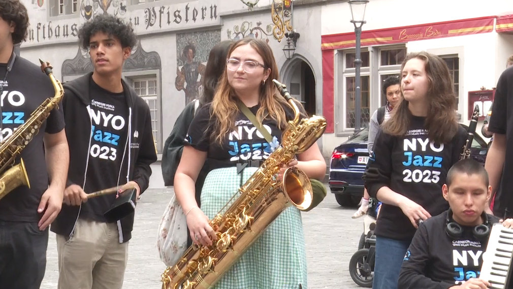 Saxophonistin NYC