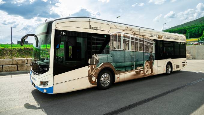 Dieser Jubiläumsbus verkehrt ab jetzt bei der BOGG