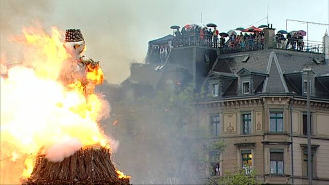 Böögg-Explosion 2014: 7.23 Min oder 9.25 Min?