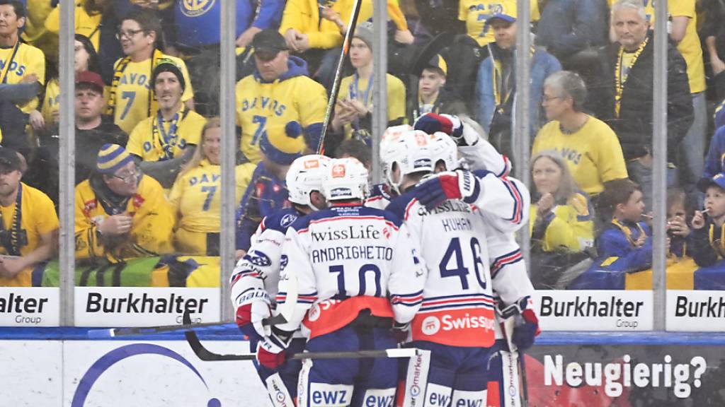 ZSC Lions feiern in Davos den Finaleinzug