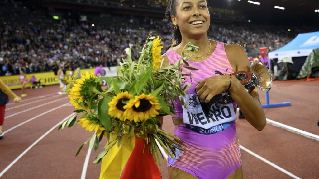 Audrey Werro gewann diese Woche in Zürich die Diamond League