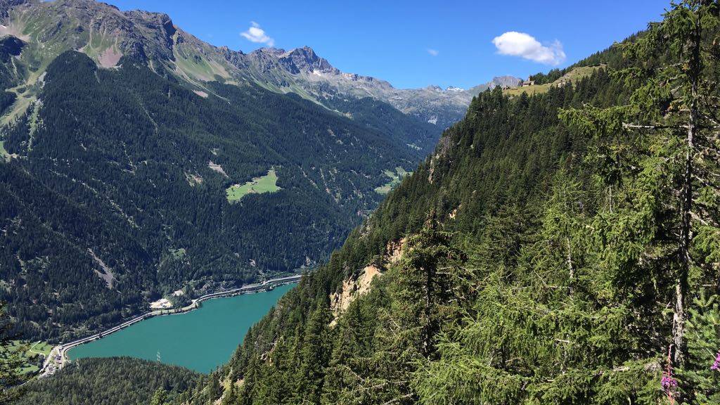 Die Aussicht auf den Le Prese von der Alp San Romerio ist einzigartig. (Bild: Lesereporter/FM1Today)