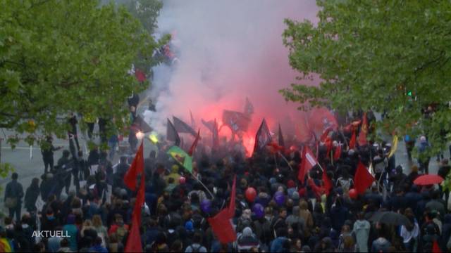 Zürcher 1. Mai Umzug verläuft friedlich