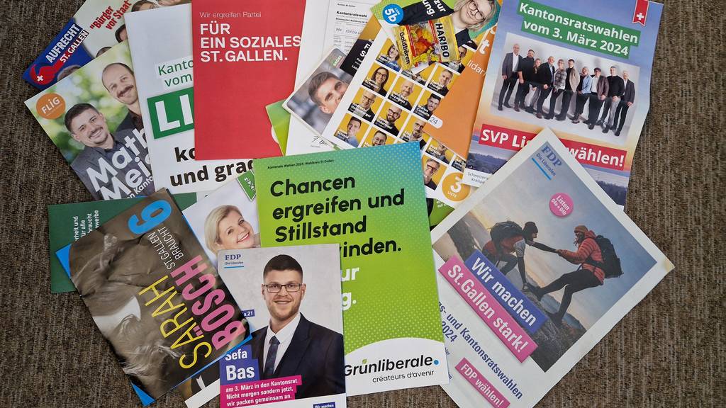 Werbeflut vor den Wahlen: Doch wer fällt in St.Gallen auf?