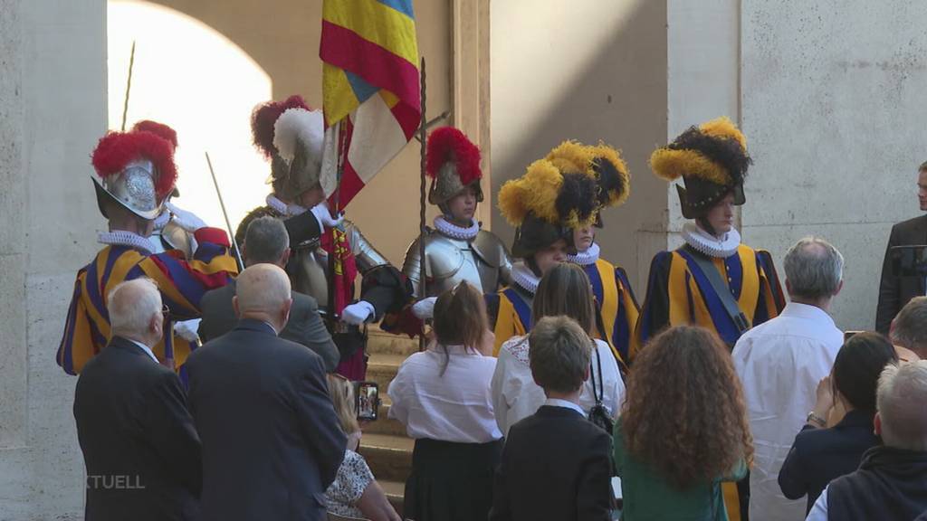 Vereidigt: Drei Aargauer Schweizergardisten beschützen ab sofort den Papst