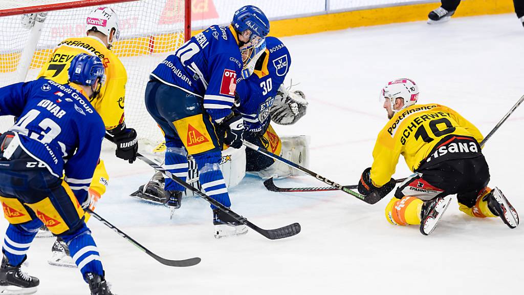 Tristan Scherwey gelingt das Siegtor für den SC Bern