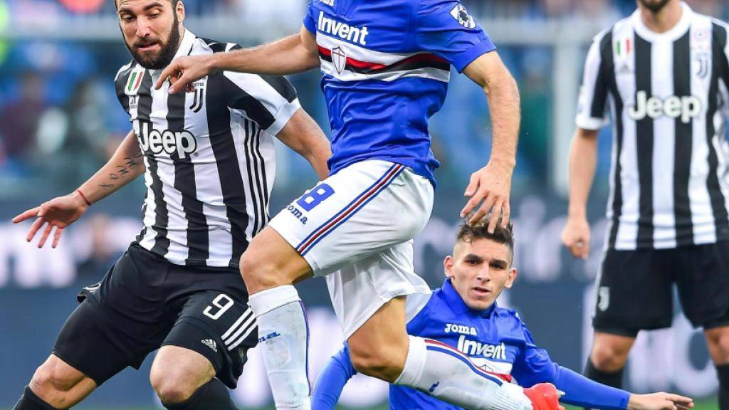 Juventus Turin kassierte auswärts gegen Sampdoria Genua die zweite Niederlage in der laufenden Meisterschaft