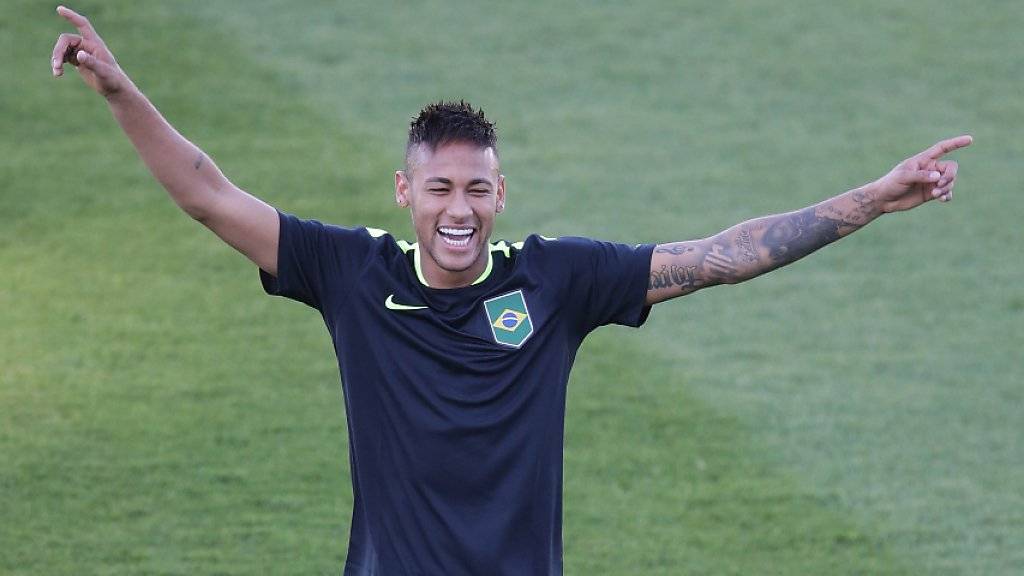 Auf Neymar ruhen auch an den Olympischen Spielen grosse Hoffnungen der Sportfans in Brasilien