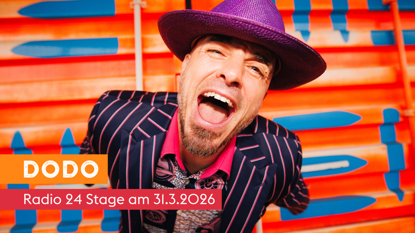 Erlebe Dodo live auf der «Radio 24 Stage»