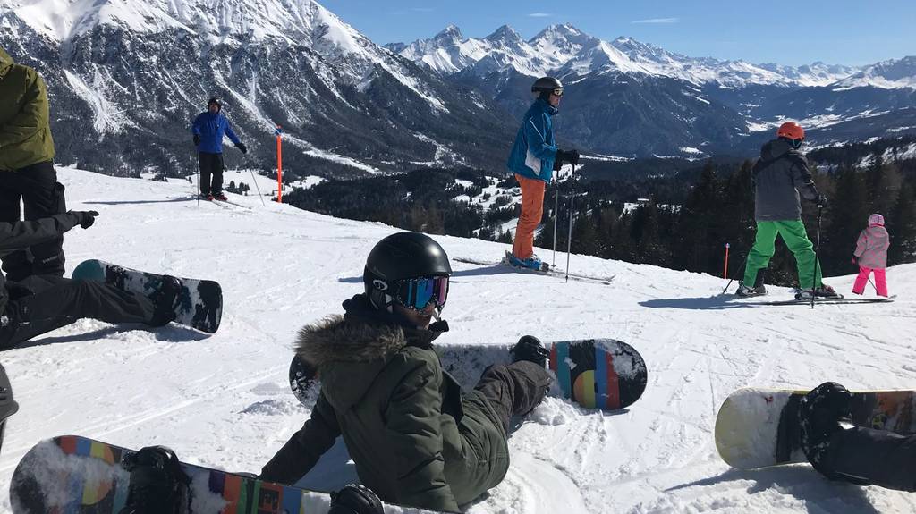 Assim macht Pause auf der Piste