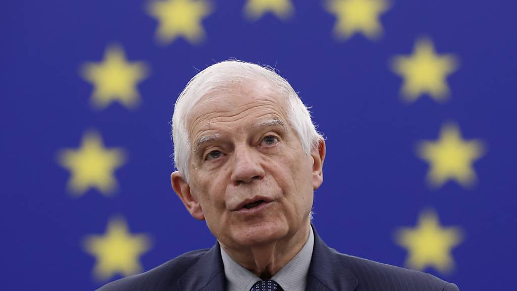 ARCHIV - Die Europäische Union hat Israel nach Angaben des Außenbeauftragten Josep Borrell aufgefordert, den Militäreinsatz in Rafah «unverzüglich» zu beenden. Foto: Jean-Francois Badias/AP/dpa