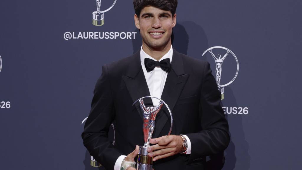 Carlos Alcaraz ist mit 22 Jahren der jüngste Weltsportler des Jahres