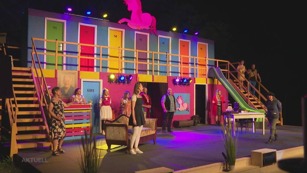 Freilichttheater Erlinsbach: Was beim Stück «das rosa Einhorn» alles schiefgehen könnte
