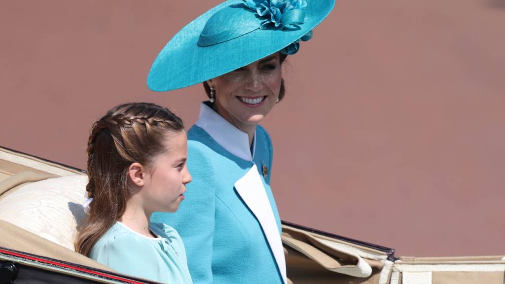 Britische Prinzessin Catherine im Duett mit Tochter Charlotte