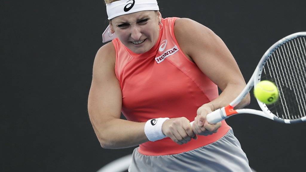 Druckvoll und konzentriert: Timea Bacsinszky steht am Australian Open ohne Satzverlust in der 3. Runde