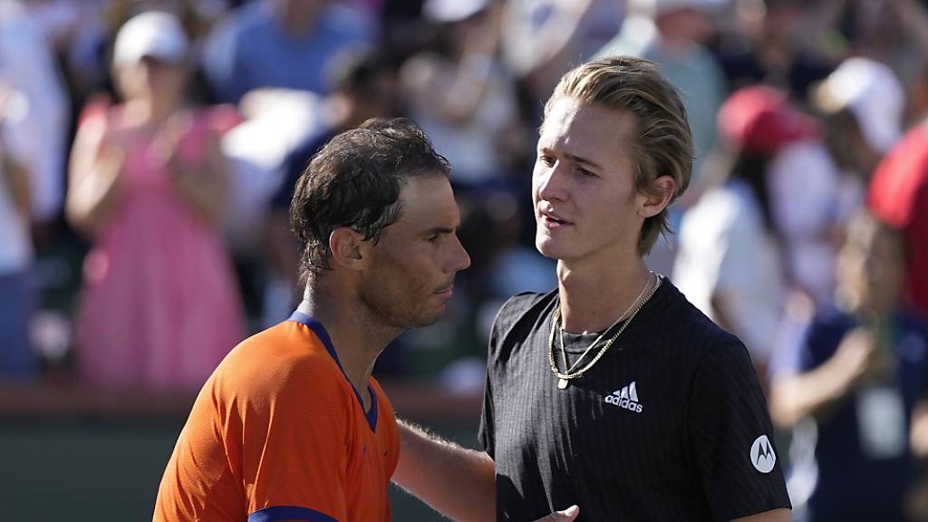 Rafael Nadal hat tröstende Worte für Sebastian Korda, der das Turnier ohne erhofften Sieg beenden musste.