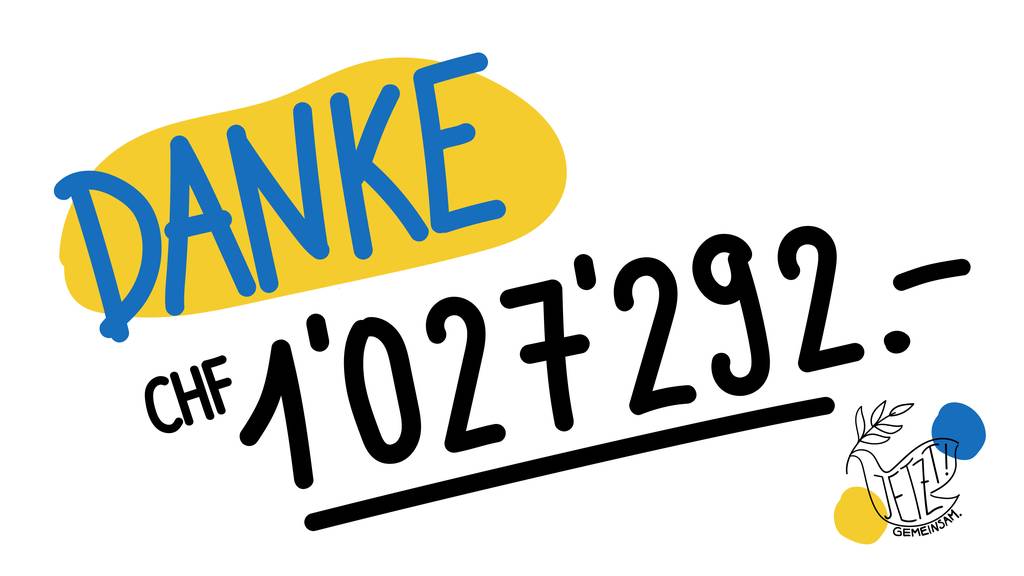 31 Schweizer Privatradios haben an einem gemeinsamen Spendentag über eine Million Franken für die Ukraine gesammelt.