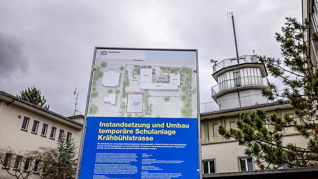 Die Stadt Zürich kann das ehemalige Meteo-Schweiz-Gebäude zu einem temporären Schulhaus umnutzen. (Archivbild)