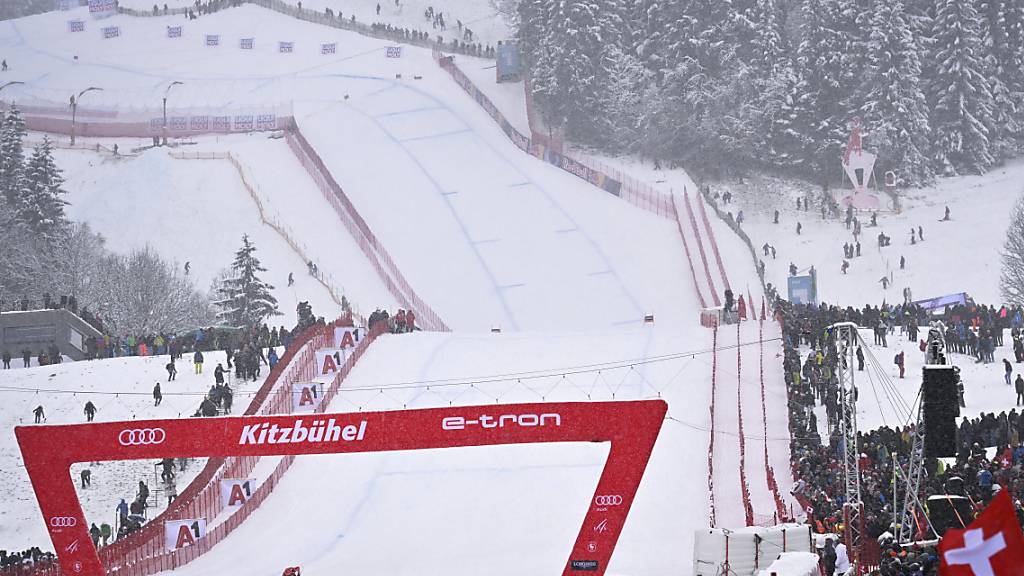 Das Training in Kitzbühel war auch von Stürzen geprägt