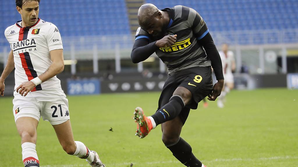 Romelu Lukaku war Inters Matchwinner beim 3:0 gegen Genoa.