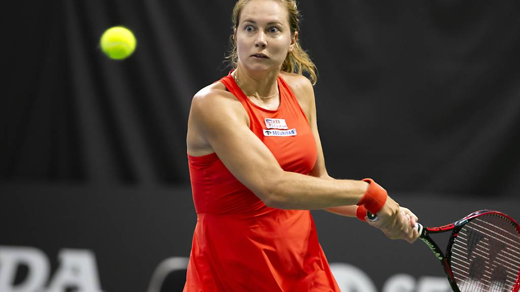 Starkes Tennis gezeigt: Stefanie Vögele