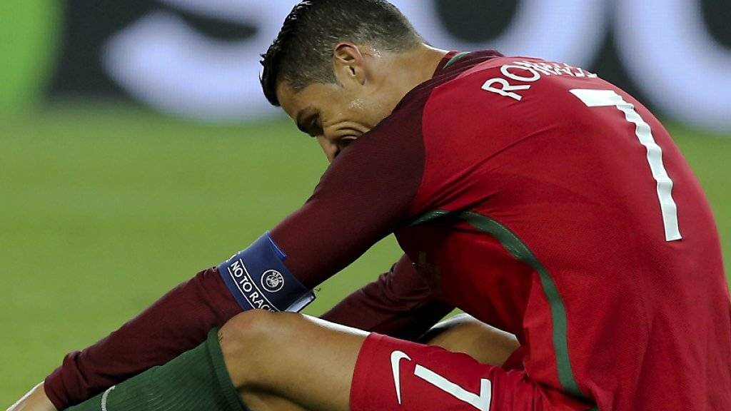 Schlechte Laune nach dem ersten EM-Match: Cristiano Ronaldo