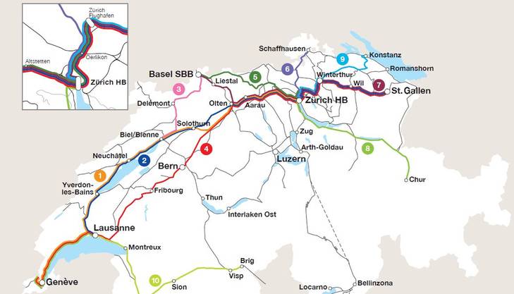 Grösste Umstellung Seit Bahn 2000 Das Bringt Der Neue Sbb Fahrplan Schweiz Aargauer Zeitung 