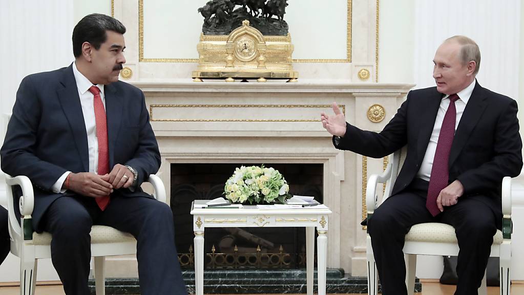 Der russische Präsident Wladimir Putin empfängt den venezolanischen Präsidenten Nicolás Maduro zu Gesprächen in Moskau.