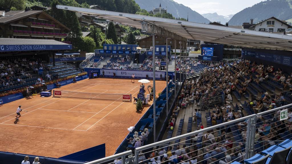 Eine einzigartige Kulisse – das Swiss Open in Gstaad. 