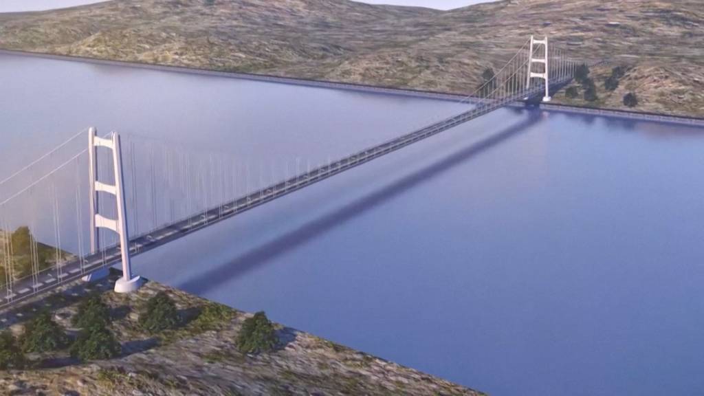 Italien plant Bau der grössten Hängebrücke der Welt – so soll sie dereinst aussehen