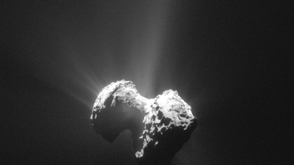 Der Komet «Tschuri», offiziell «67P/Tschurjumow-Gerassimenko», hat den Vorbeiflug an der Sonne unbeschadet überstanden.