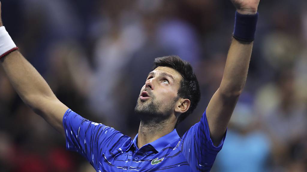 Erleichterung beim Topfavoriten: Novak Djokovic scheint seine Schulterprobleme in den Griff bekommen zu haben und steht am US Open im Achtelfinal
