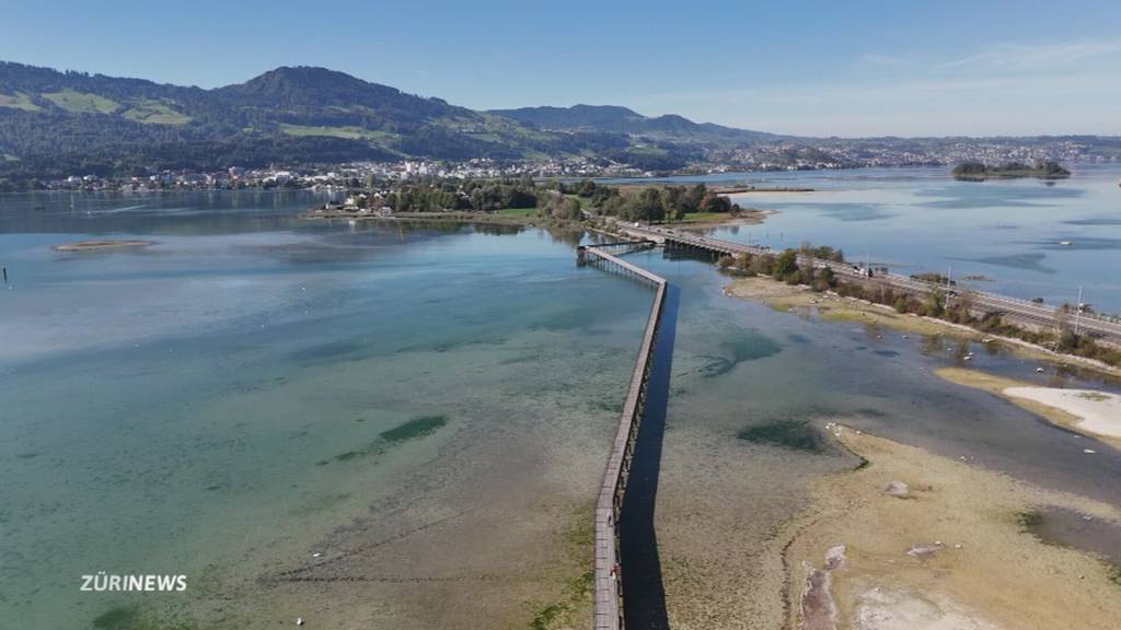 Zürichsee nähert sich 70-Jahre-Tief