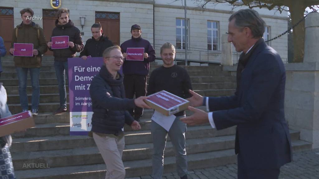 Chancenlos: Der Aargau schickt das Stimmrechtsalter 16 klar bachab