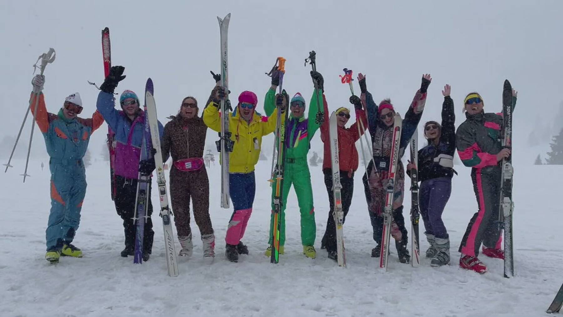 Thumb for Skifahren wie in den 80ern: Retro-Skitag am Flumserberg