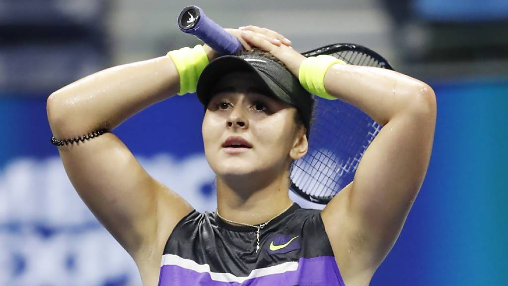 Kann es kaum fassen: In ihrem erst vierten Grand-Slam-Turnier steht die 19-jährige Kanadierin Bianca Andreescu bereits im Final