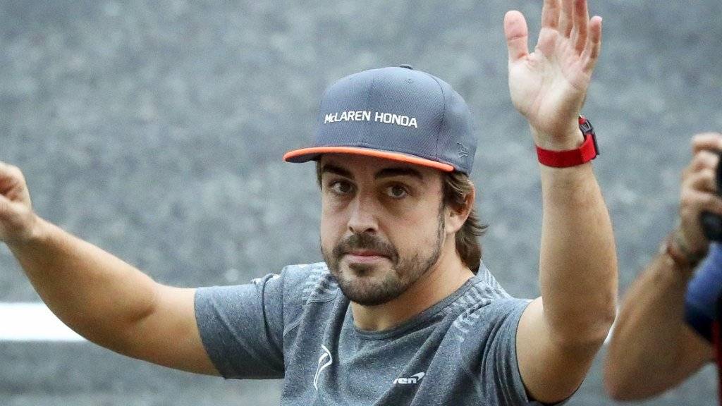 Der Spanier Fernando Alonso fährt weiterhin für McLaren-Renault.