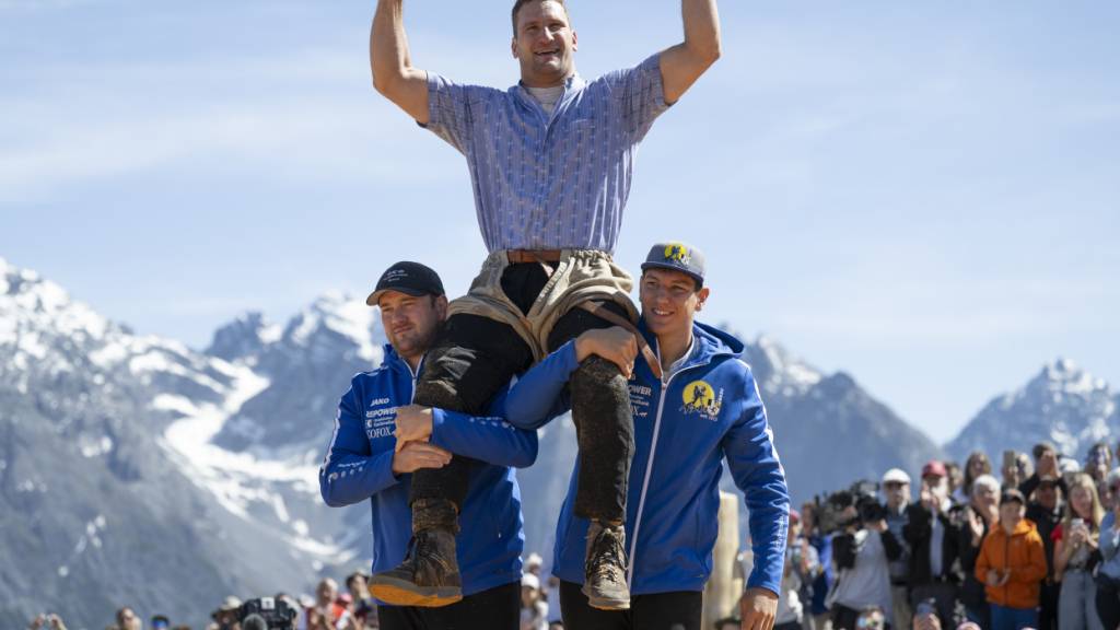 Armon Orlik triumphiert am Bündner-Glarner Kantonalfest auf über 2000 Meter über Meer