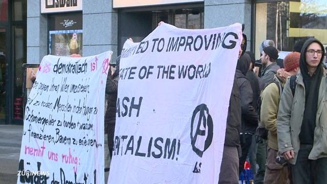 Anti-WEF-Demo in Zug