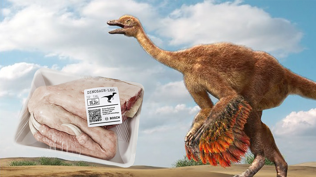 Aepyornithomimus gehörte zur Familie der straussenähnlichen Ornithomimidae und dürfte ganz gut geschmeckt haben.