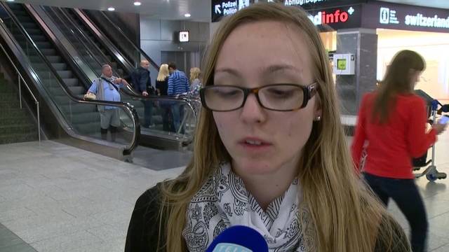 Chantale Müller am Flughafen Zürich: Sie war an der Promenade in Nizza, als der Lastwagen in die Menschenmenge fuhr.