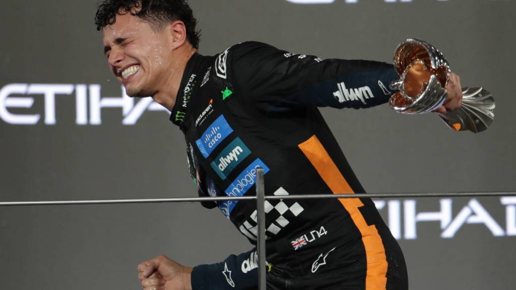 Lando Norris sagte an der Weltmeister-Party in Taschkent, dass er die letzten Tage viel gefeiert und zu viel getrunken hat