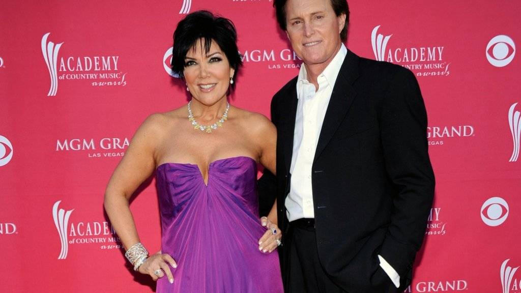 Kris und Bruce Jenner 2009, als sie beide noch verheiratet und Caitlyn ein Mann war (Archiv).