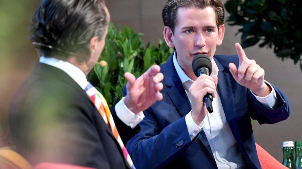 Kann sich in Österreich eine Neuauflage der Koalition mit der rechtspopulistischen FPÖ vorstellen: Ex-Kanzler und ÖVP-Chef Sebastian Kurz. (Archivbild)